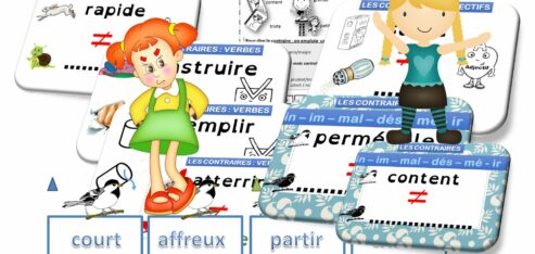 LEXIQUE : LES CONTRAIRES – CP / CE1