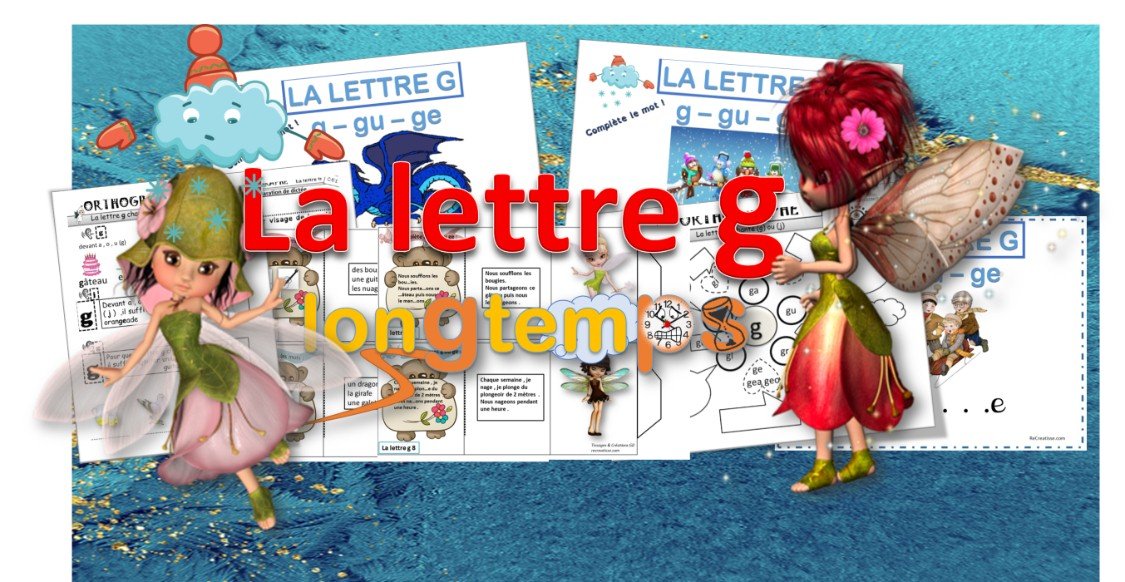 ORTHOGRAPHE : La lettre G - diaporama / exercices / carte mentale