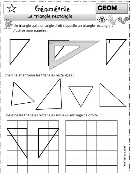 Sequence Figures Geometriques Angle Droit Cp Ce1 Ce2 Recreatisse