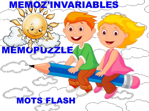 Jeux mots invariables ce2