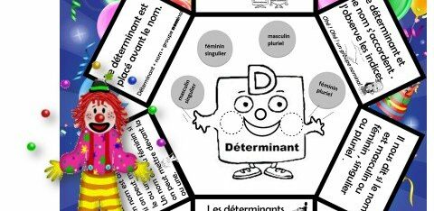 DETERMINANTS : CAHIER INTERACTIF et AFFICHAGE