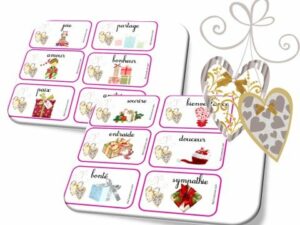NOËL : cartes de nomenclature • ReCreatisse