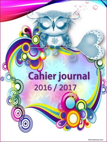 Cahier Journal Enseignant 16 17 Recreatisse