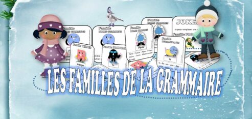 JEU : les familles de la grammaire CE1/ CE2