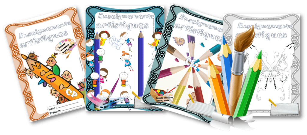 Page De Garde Cahier D'enseignement Moral Et Civique Pages de garde 2017/2018 CE2/CE1/CP • ReCreatisse