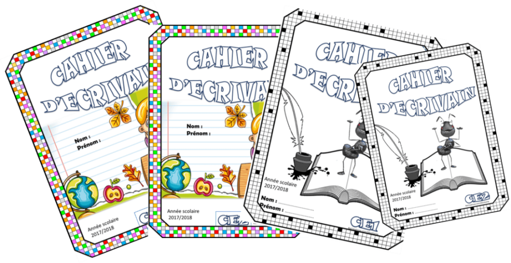 Page De Garde Cahier De Francais Pages de garde 2017/2018 CE2/CE1/CP • ReCreatisse