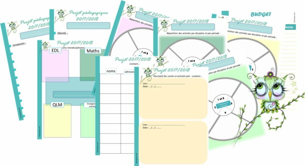 Journal de l'enseignant 2017/2018 Programmations • ReCreatisse