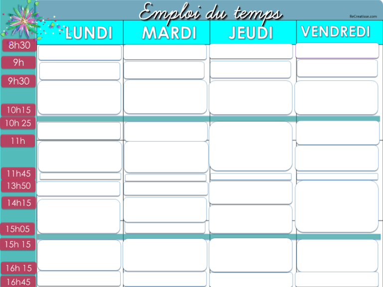 Journal de l'enseignant 2017/2018 Programmations • ReCreatisse