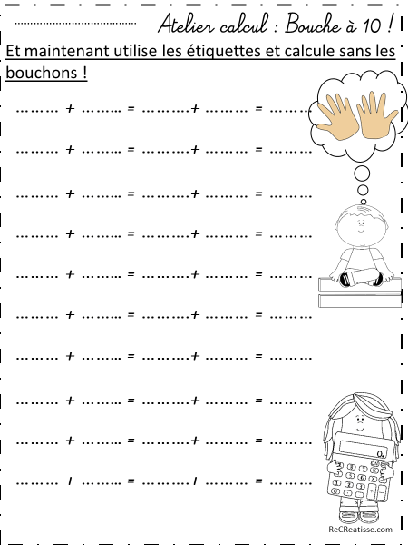 Passer Par 10 Pour Calculer Atelier Bouche A Dix Recreatisse