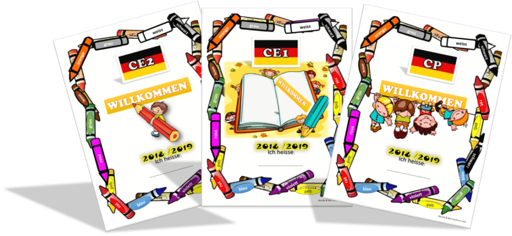 Page De Garde Allemand Hibou www.recreatisse.com