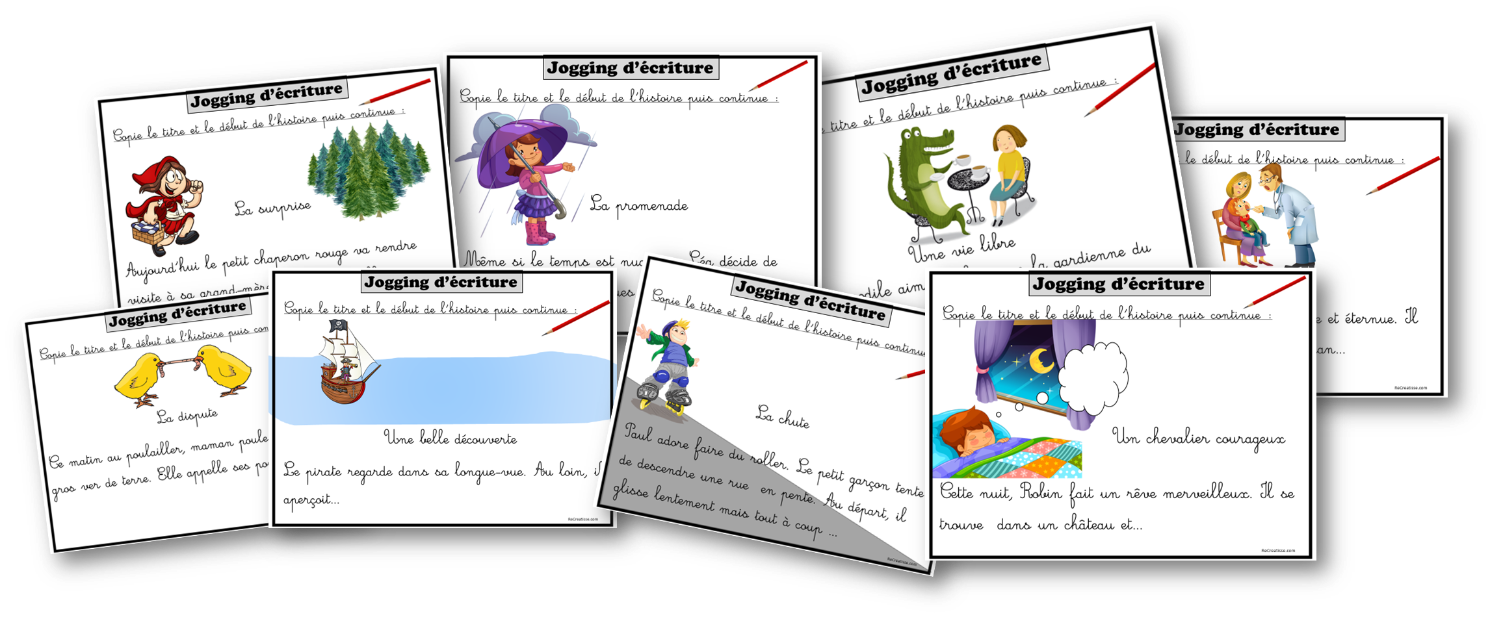 JOGGING D ECRITURE CE1 ReCreatisse