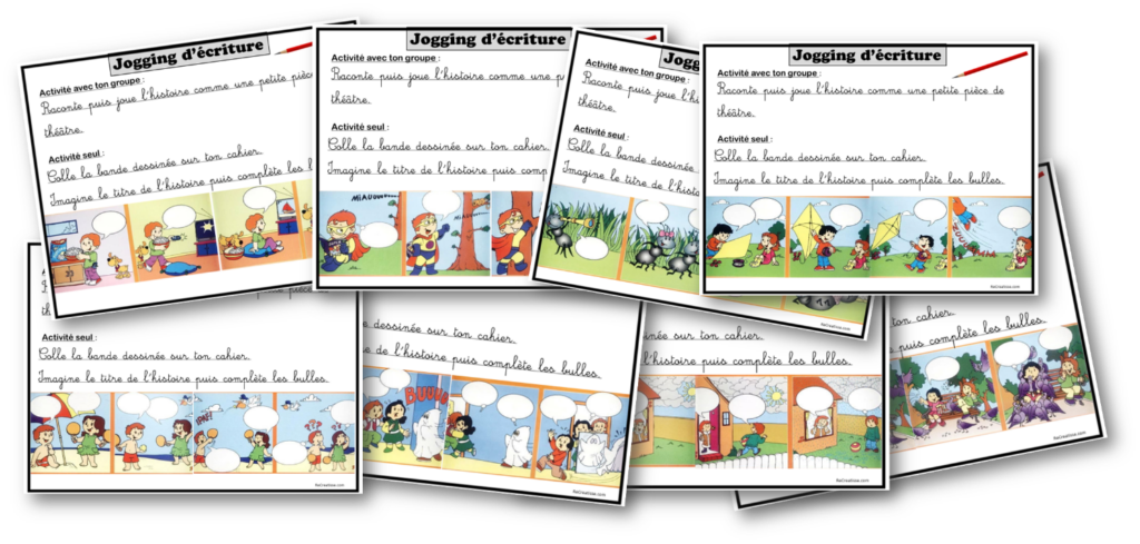 JOGGING D'ECRITURE CE1 • ReCreatisse