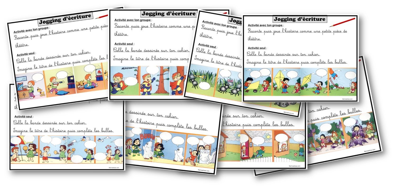 JOGGING D ECRITURE CE1 ReCreatisse