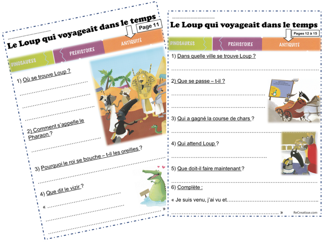 Le loup qui voyageait dans le temps • ReCreatisse