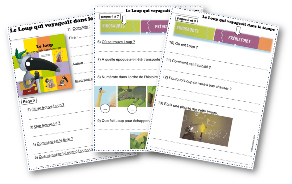 Le Loup Qui Voyageait Dans Le Temps Tapuscrit Le loup qui voyageait dans le temps • ReCreatisse