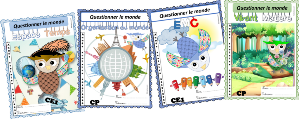Page De Garde Cahier Des Arts Ce1 2019 2020 www.recreatisse.com