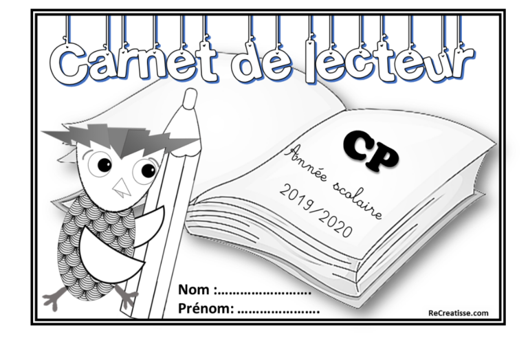 Page De Garde Francais A Colorier PAGES de GARDE cycle 2 - 2019/2020 • ReCreatisse