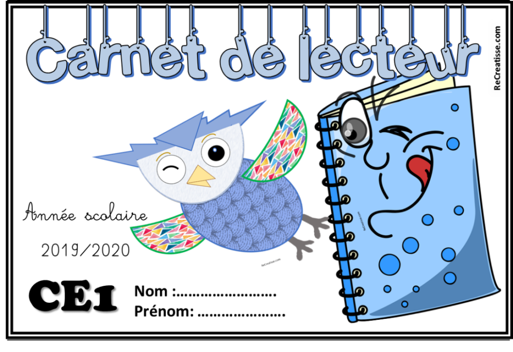 PAGES de GARDE cycle 2 - 2019/2020 • ReCreatisse