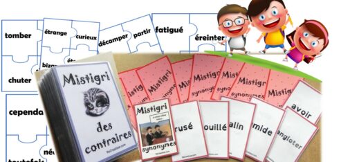 Jeux les contraires et les synonymes