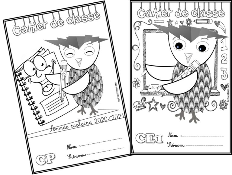 PAGES DE GARDE 2020/2021 cycles 2 et 3 • ReCreatisse