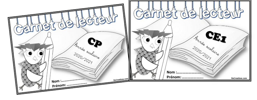 PAGES DE GARDE 2020/2021 cycles 2 et 3 • ReCreatisse