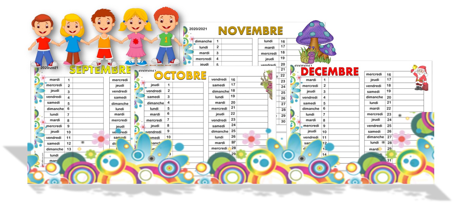 Calendriers 21 Recreatisse