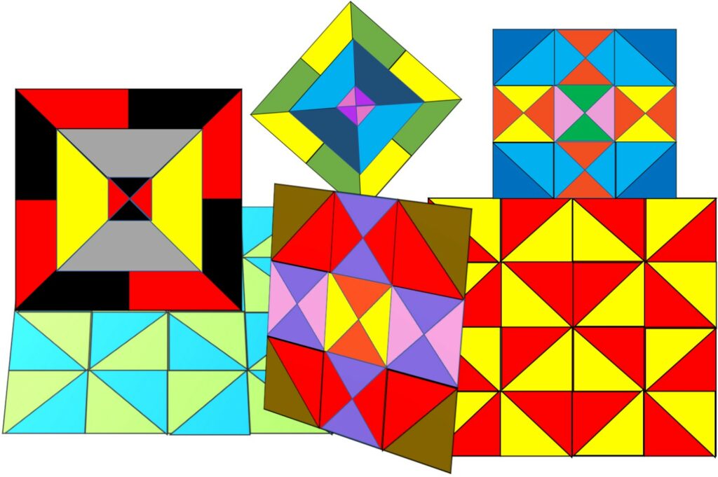Coloriages géométriques • ReCreatisse