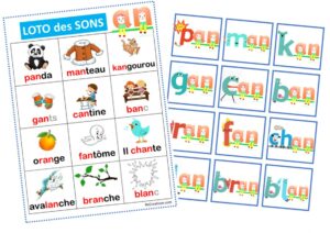 Je joue et j'apprends : LOTO DES SONS • ReCreatisse