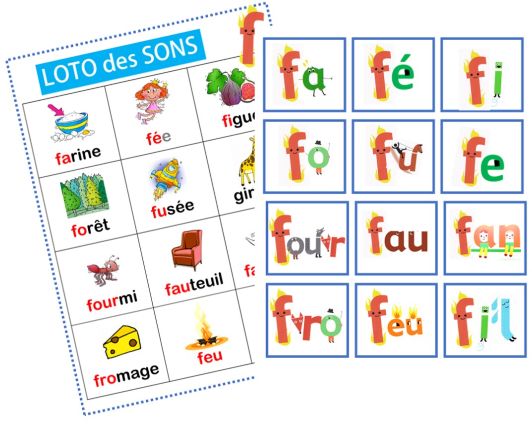 Je joue et j'apprends : LOTO DES SONS • ReCreatisse