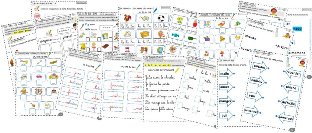 Activités autonomes CP - EDL • ReCreatisse