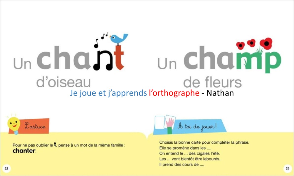 Je joue et j'apprends l'orthographe - Maman Mammouth - Blog famille et vie  simple