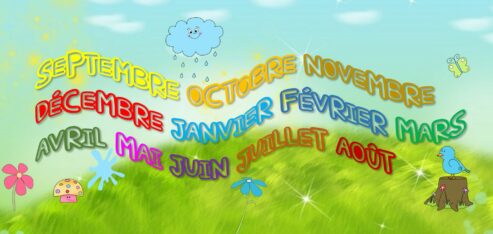 Poutre du temps – calendriers et activités 2021/2022