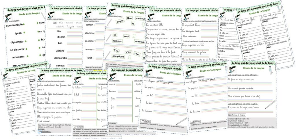 Le loup qui devenait chef de la forêt • ReCreatisse