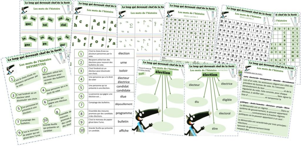 Le loup qui devenait chef de la forêt • ReCreatisse
