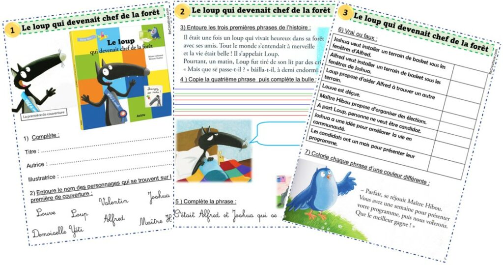 Le loup qui devenait chef de la forêt • ReCreatisse