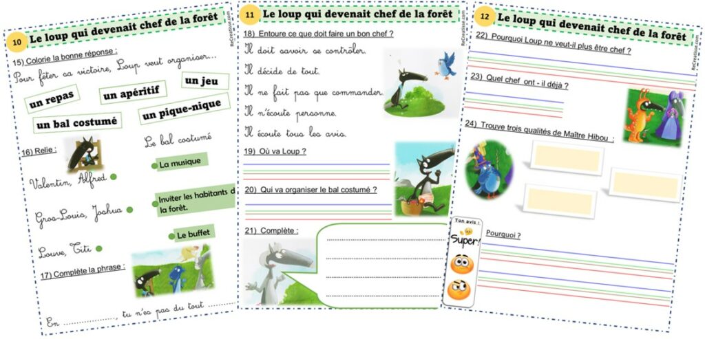 Le loup qui devenait chef de la forêt • ReCreatisse