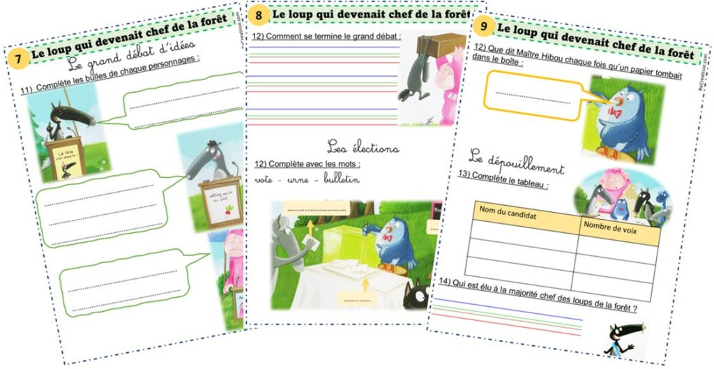 Le loup qui devenait chef de la forêt • ReCreatisse