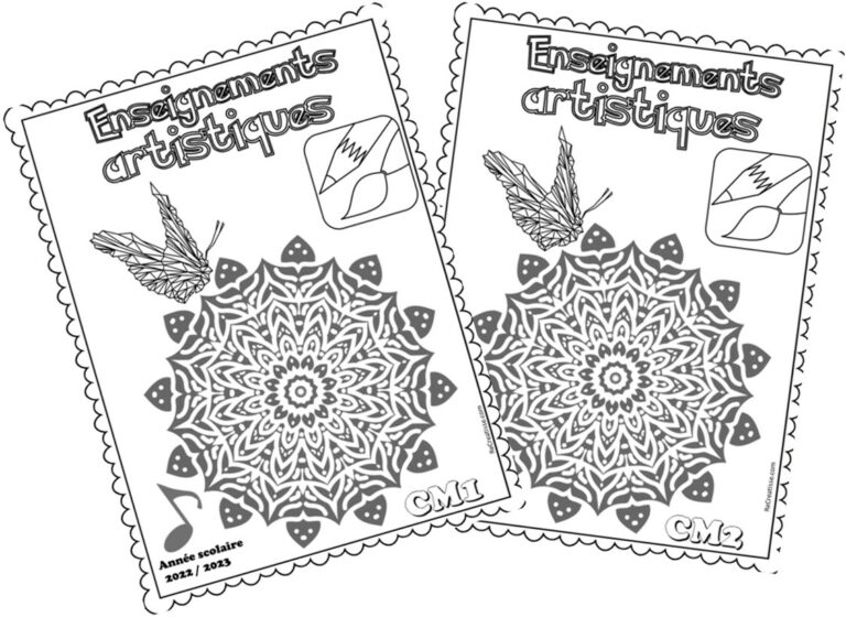 Pages de garde 2022/2023 cycle 3 • ReCreatisse