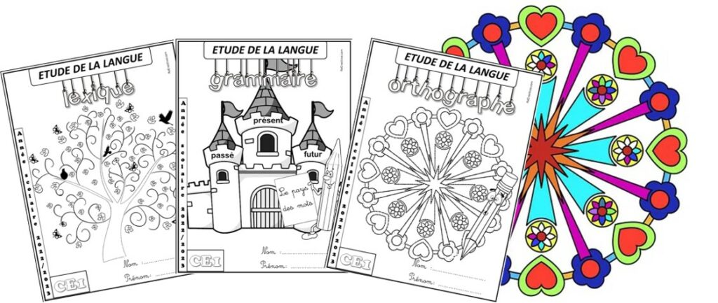 Page De Garde 2022 Pages de garde 2022/2023 cycle 2 • ReCreatisse