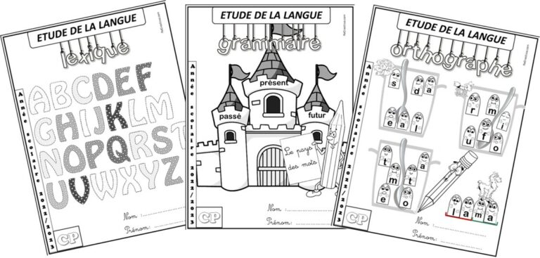 Image De Francais Pour Faire Une Page De Garde Original Pages de garde 2022/2023 cycle 2 • ReCreatisse