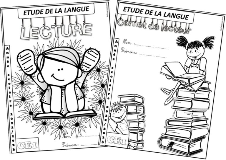 Page De Garde Eveil Pages de garde 2022/2023 cycle 2 • ReCreatisse
