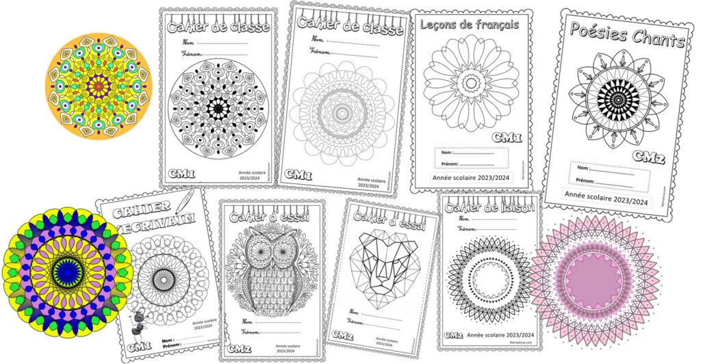 Pages De Garde Cp 2023 2024 Pages de garde 2023/2024 cycle 3 • ReCreatisse
