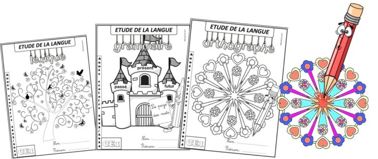 Pages De Garde 2023 2024 Ce1 Pages de garde 2023/2024 cycle 2 • ReCreatisse