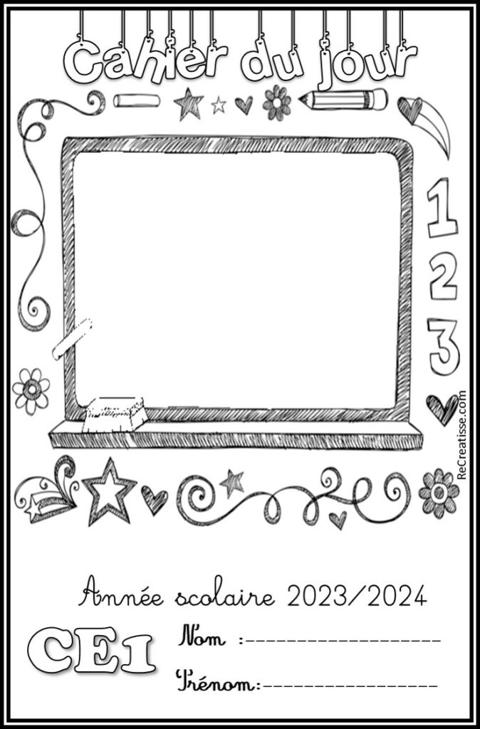 Pages De Garde 2023 2024 Cm2 Pages de garde 2023/2024 cycle 2 • ReCreatisse