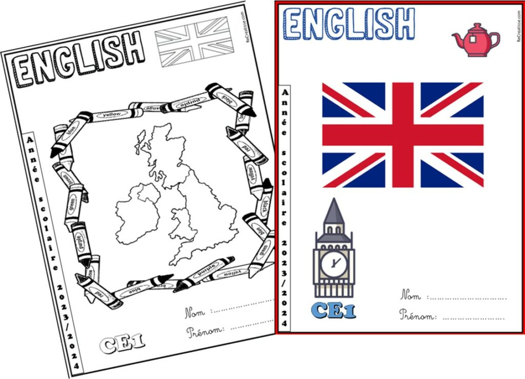 Pages De Garde Anglais Cycle 3 Pages de garde 2023/2024 cycle 2 • ReCreatisse
