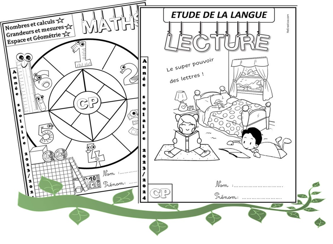 Page de garde cahier de leçons 2023-2024 - CE1, CE2, CM1, CM2, CP, Pour les  enseignants - La Salle des Maitres