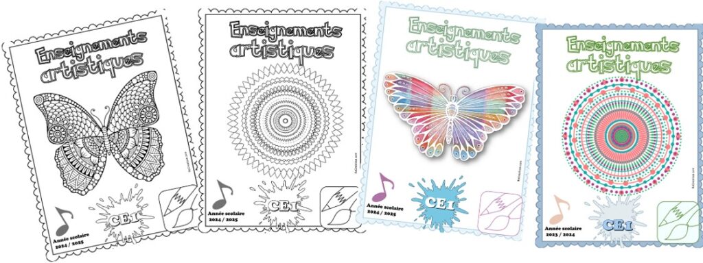 PAGES de GARDE : CP CE1 CE2 • ReCreatisse