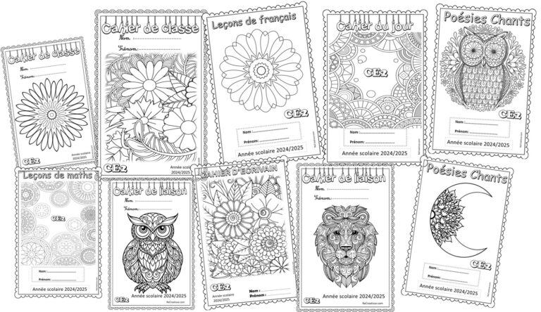 Cahier Apprenti Ecrivain Ce2 Page De Garde www.recreatisse.com