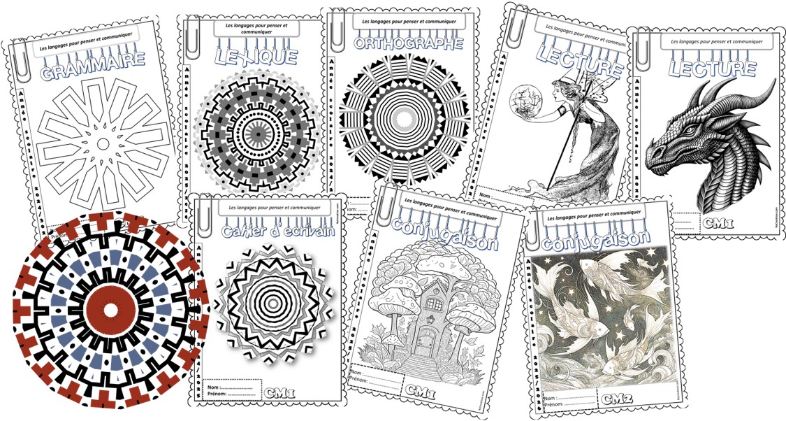 Pages De Garde CM1 CM2 ReCreatisse
